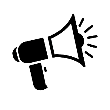 werbung print icon black